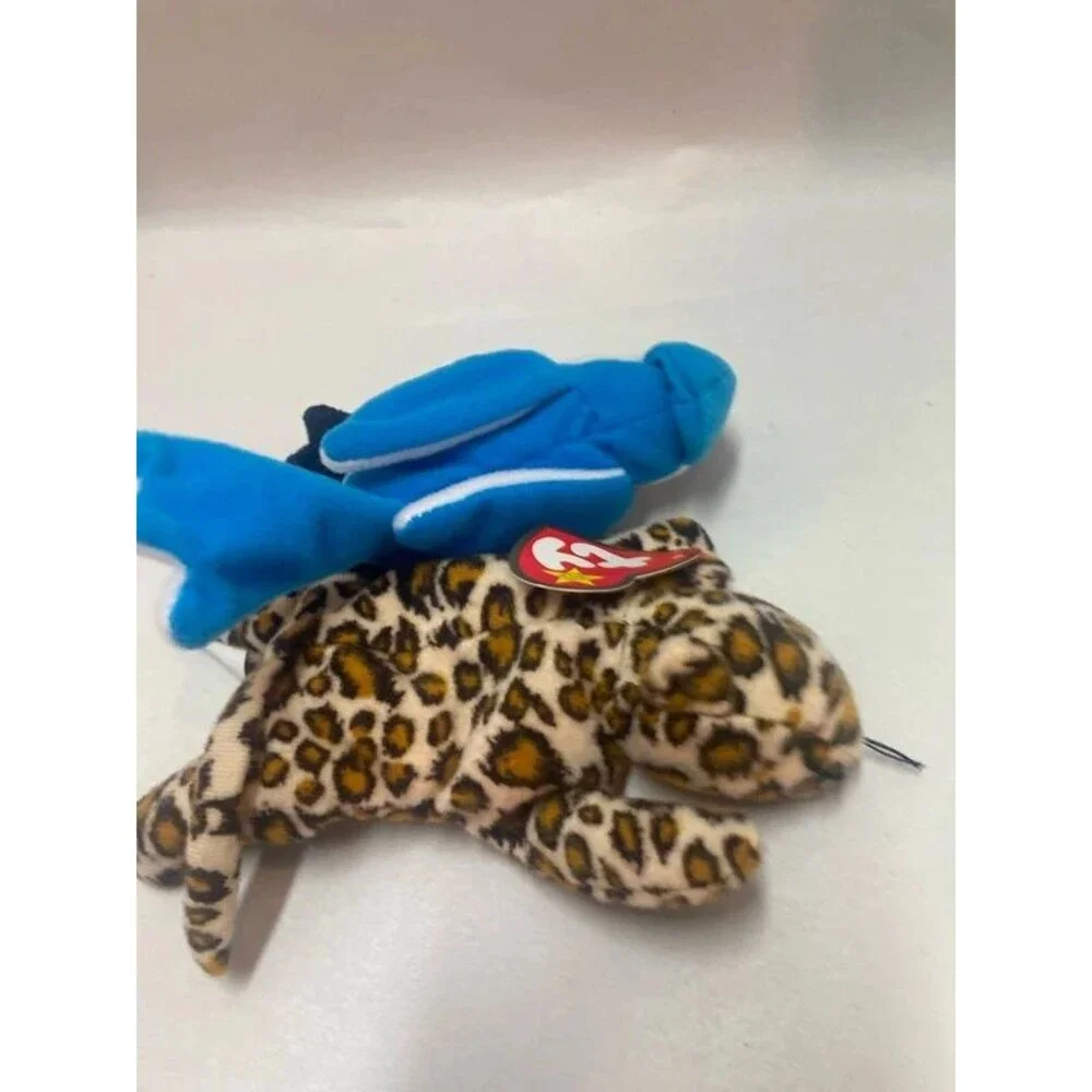 McDonald’s teenie weenie beanie babies leopard and bird